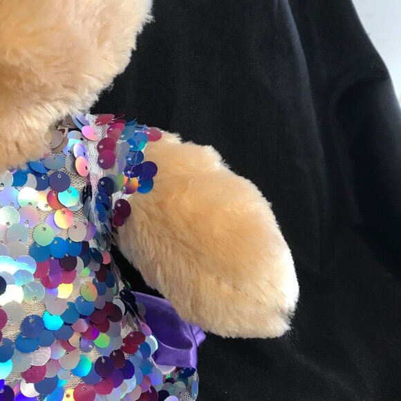 Build A Bear Happy Birthday Plush Stuffed 2021 (030143) with Seguin Party Dress - Picture 6 of 14